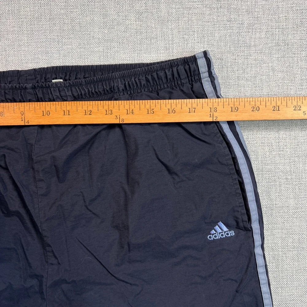 VTG Y2K adidas Insulated Track Pants Men Large Blue 3 Stripe Warm Up *No String*